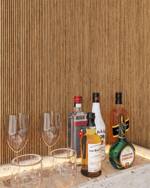 Teak Wood Line: room