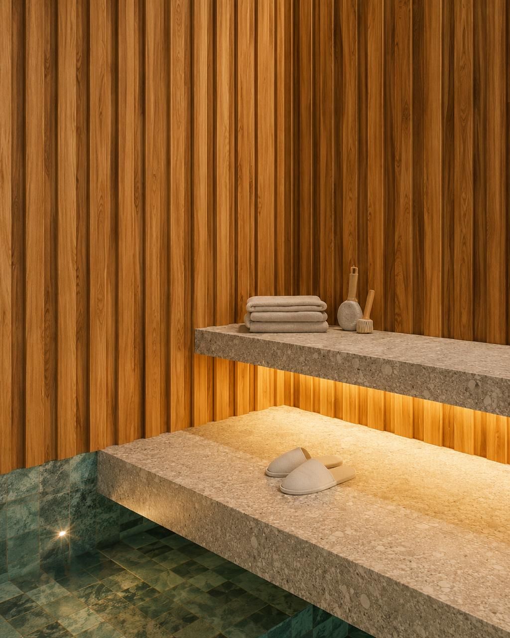 Teak Wood Line: room