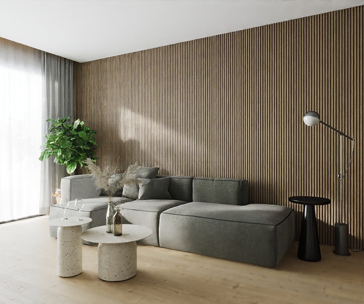 Slatted Panels line: room