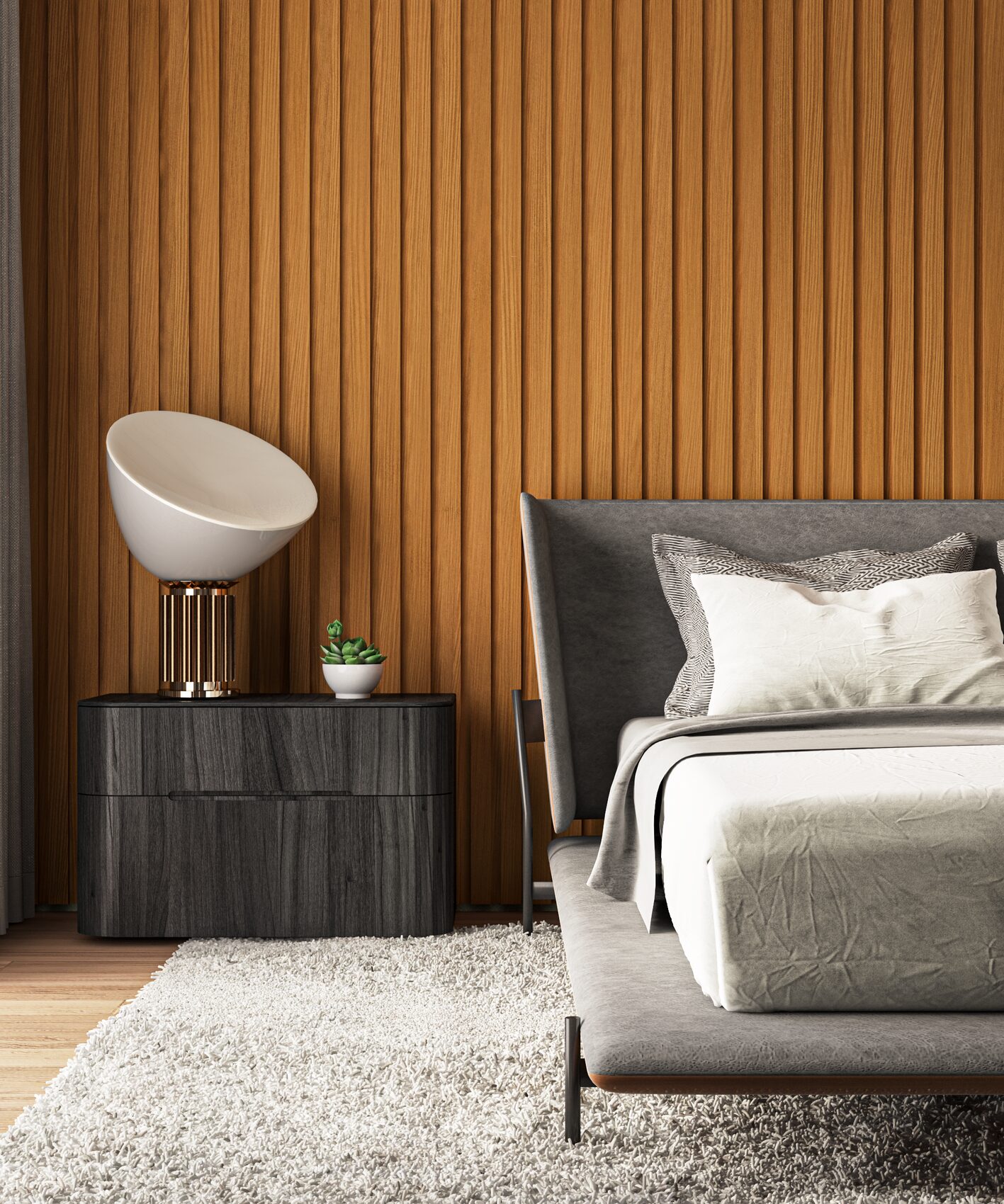 Slatted Panels line: room