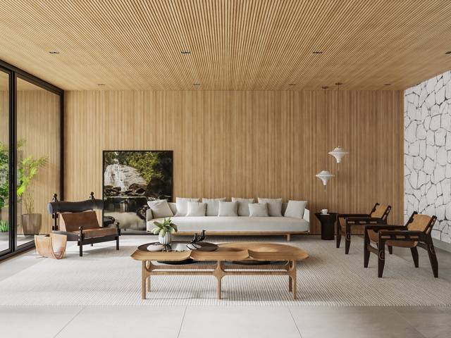 Teak Wood Line: room