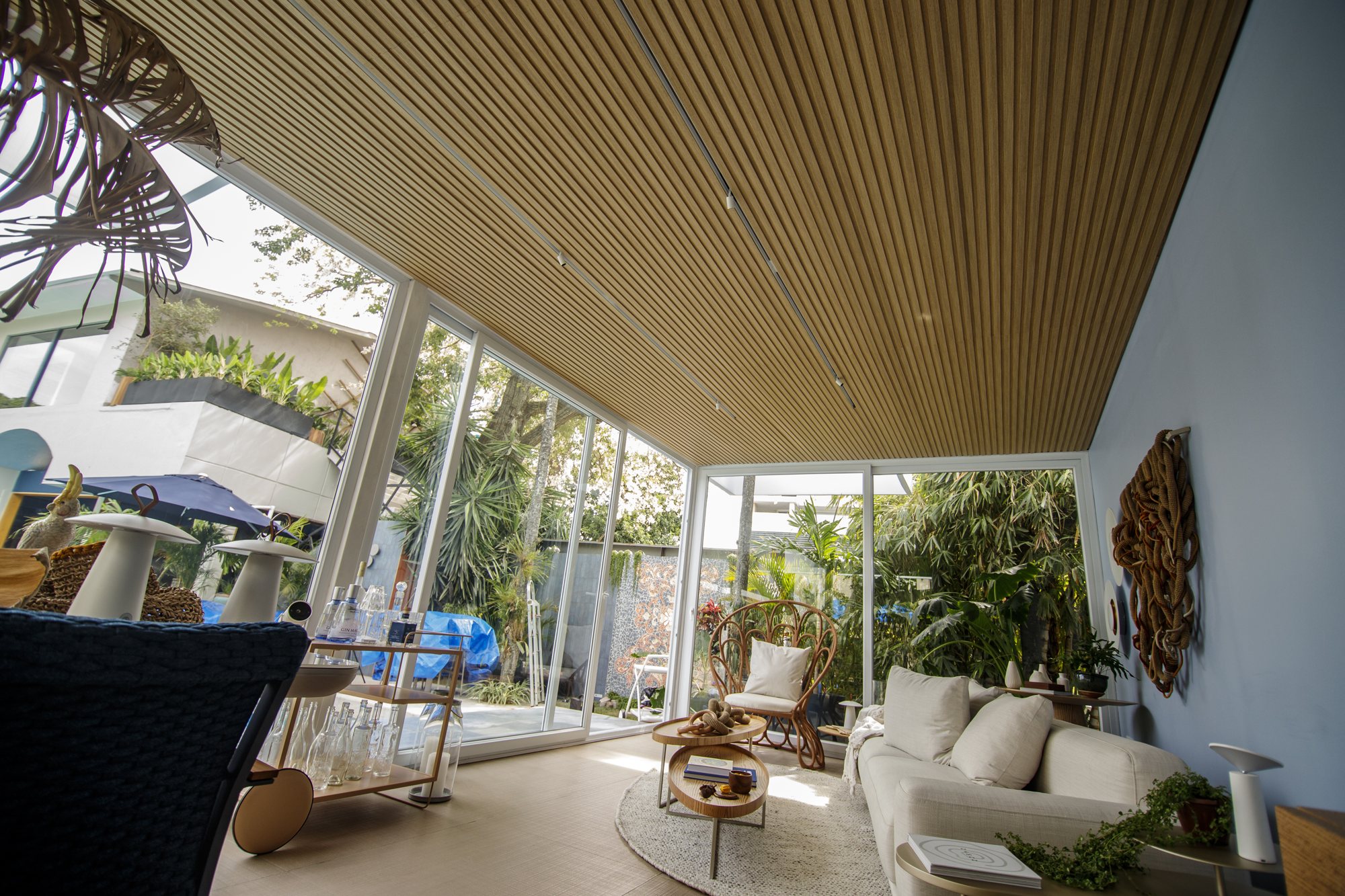 Casa Cor Pavilion · slatted ceiling