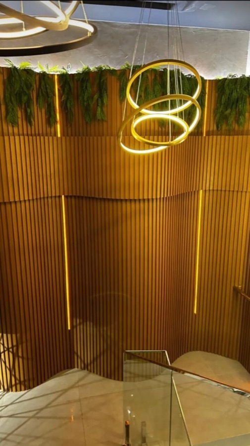 BTO slatted panel in a project outside Brazil