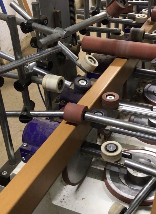 Profiling machine rollers