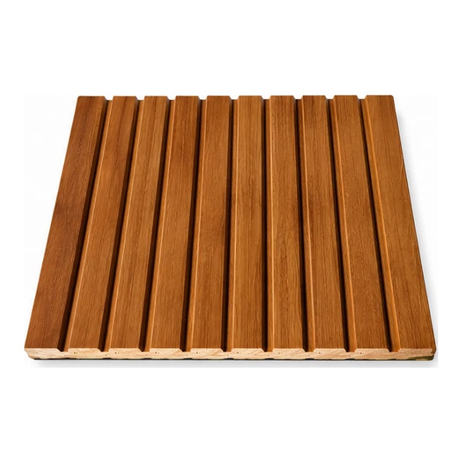 Solid Brazilian Teak (Cumaru) Slatted Ceiling 2×1 · 10 mm