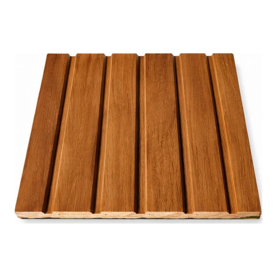 Solid Brazilian Teak (Cumaru) Slatted Ceiling 4×1 · 10 mm