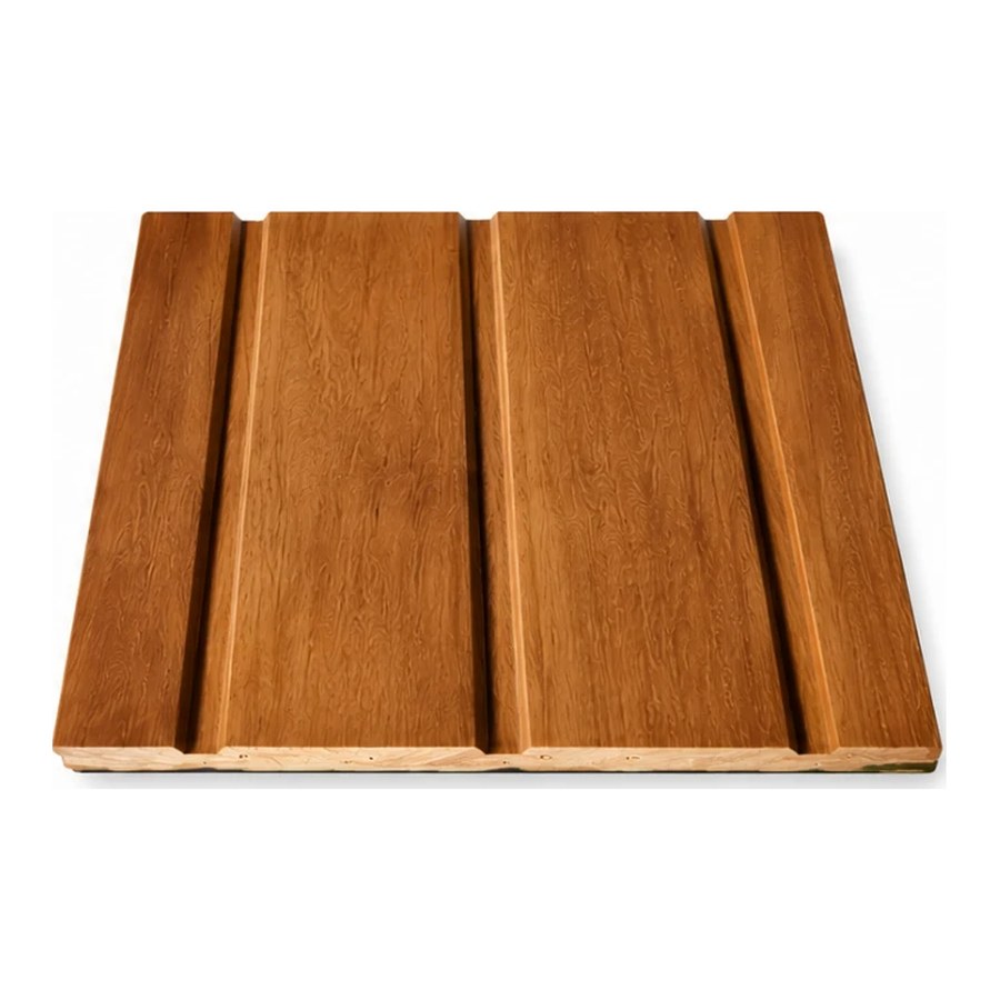 Solid Brazilian Teak (Cumaru) Slatted Ceiling 8×1 · 10 mm