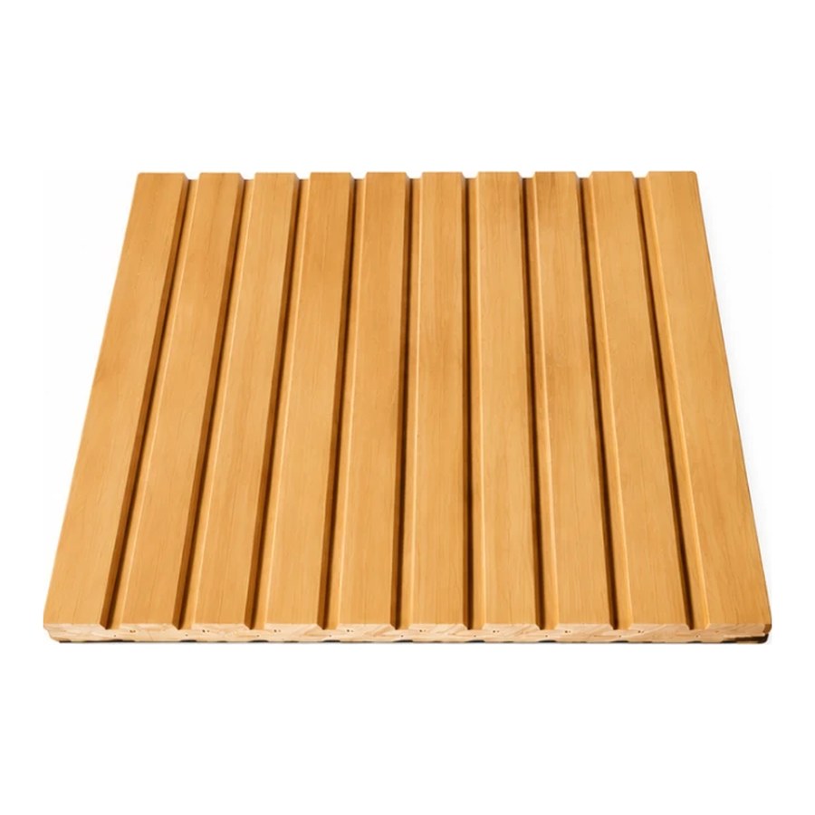 Solid Brazilian Oak (Tauari) Slatted Ceiling 2×1 · 10 mm