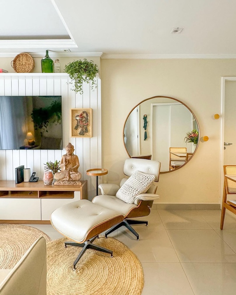 Project by Trato na Casa: Before and after of Ju Knust's living room