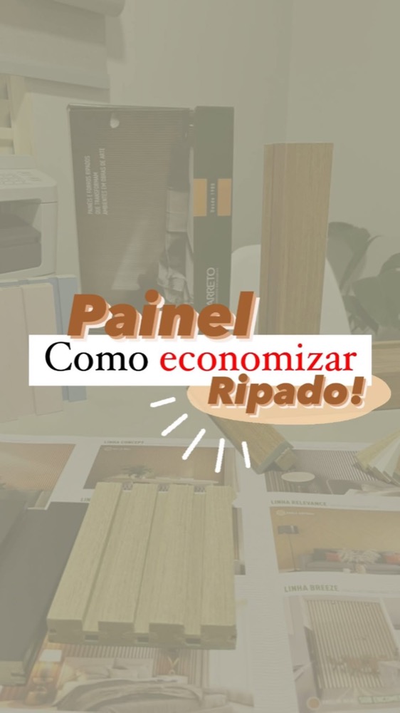 Project by Eudi Medeiros: How to save on slatted panels