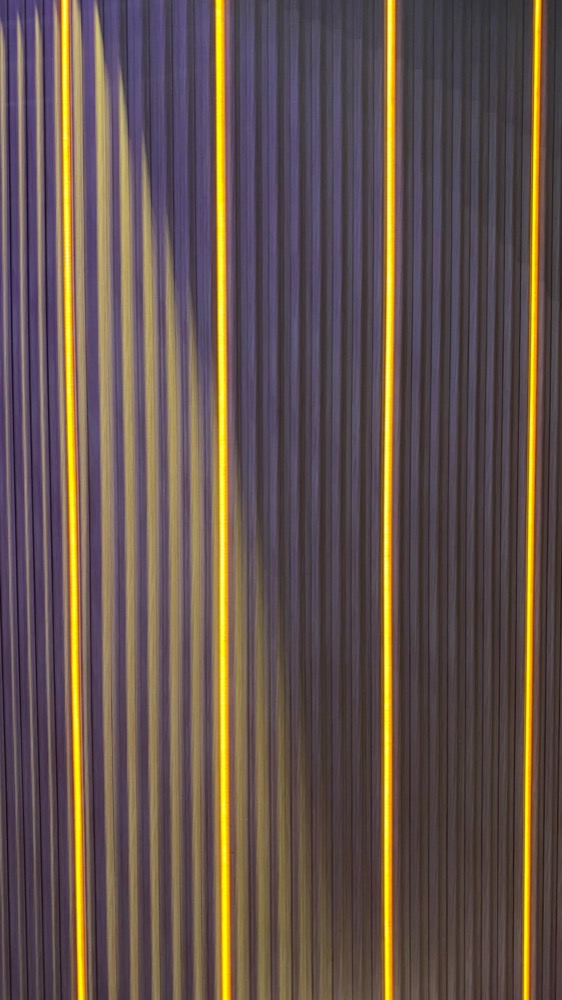Project by Any Cardoso: Hidden LED and curved slats